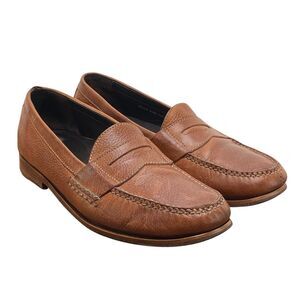 COLE HAAN Men's Size 9.5 M Casual Dress Shoes  Brown Leather Penny Loafers